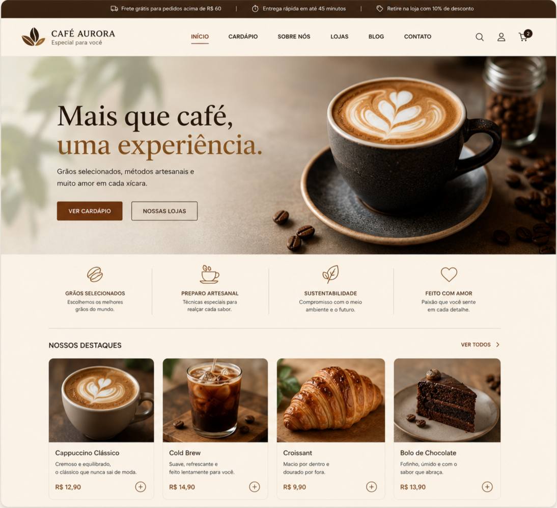 Site Café Aurora