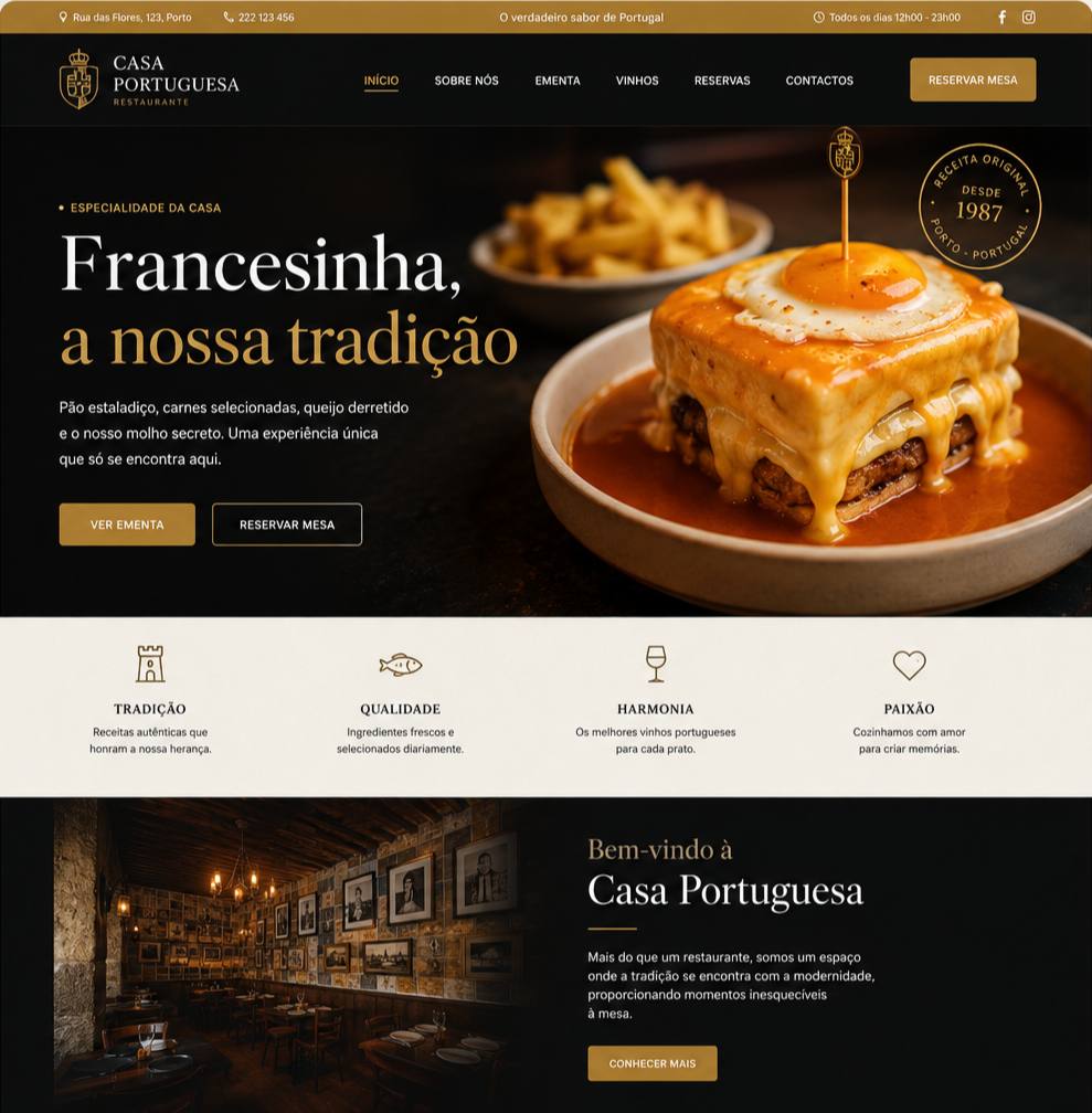 Site Casa Portuguesa