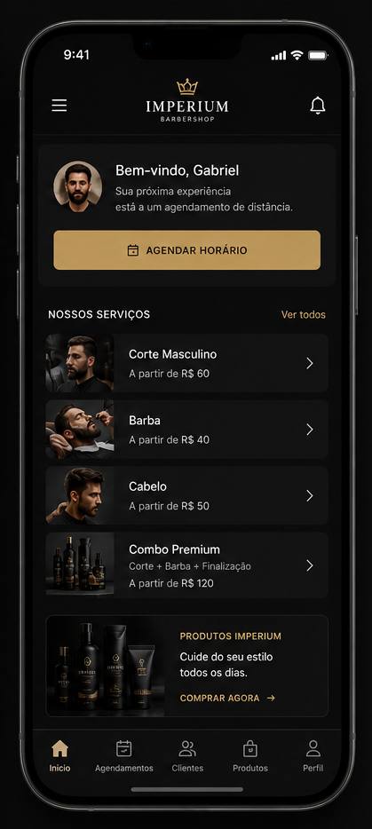 App Imperium Barbershop