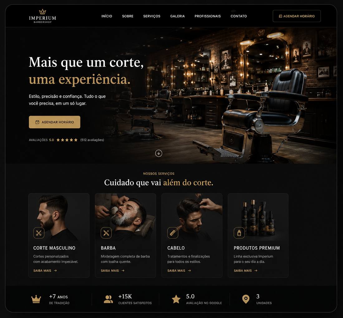 Site Imperium Barbershop