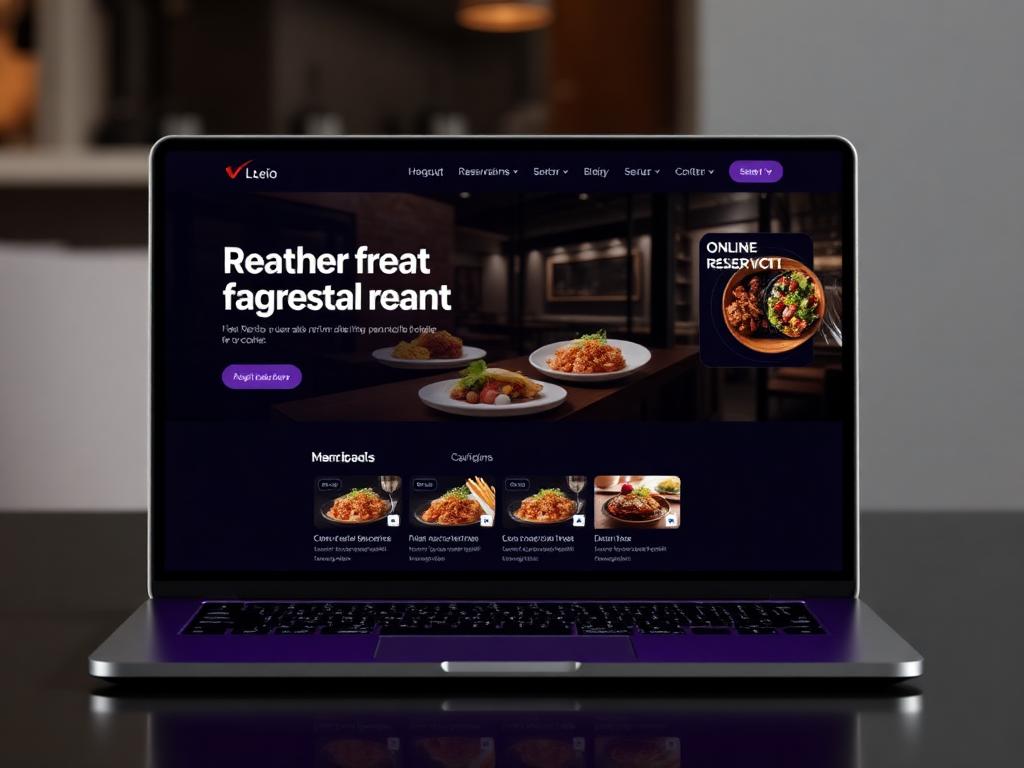 Site para Restaurante Premium